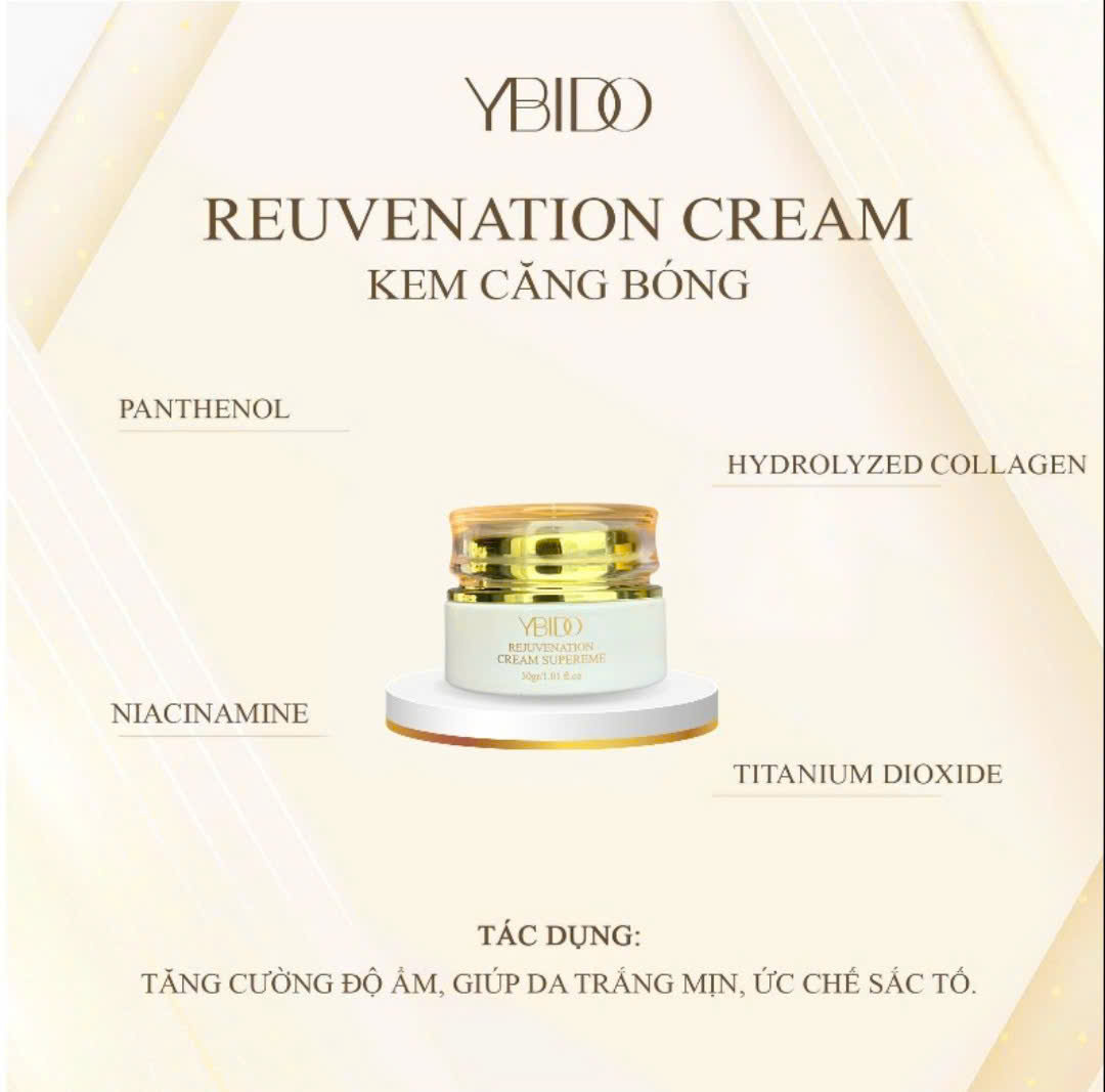 Tăng cường độ ẩm, giúp da trắng mịn, ức chế sắc tố.